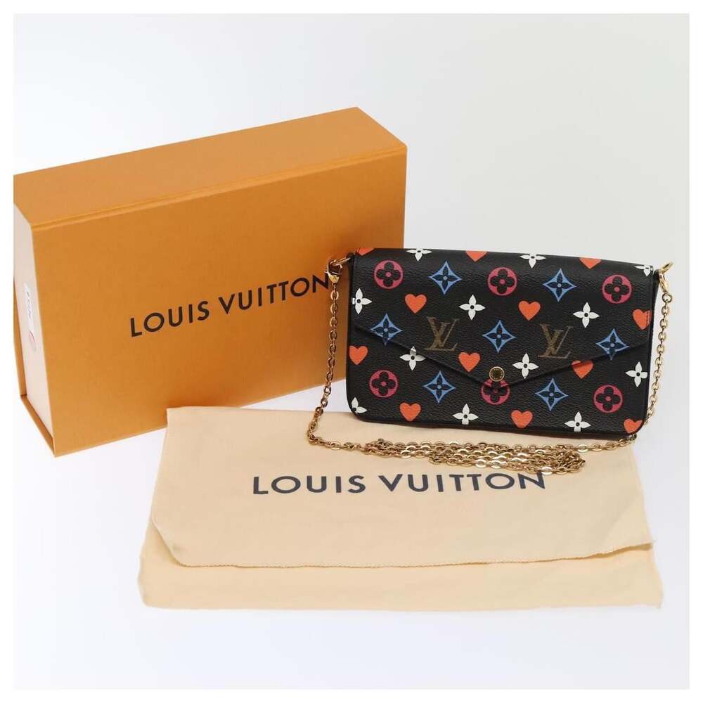 Louis Vuitton Game On Felicie Pochette Black Multi-color